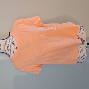 Orange Cotton Crop Tee